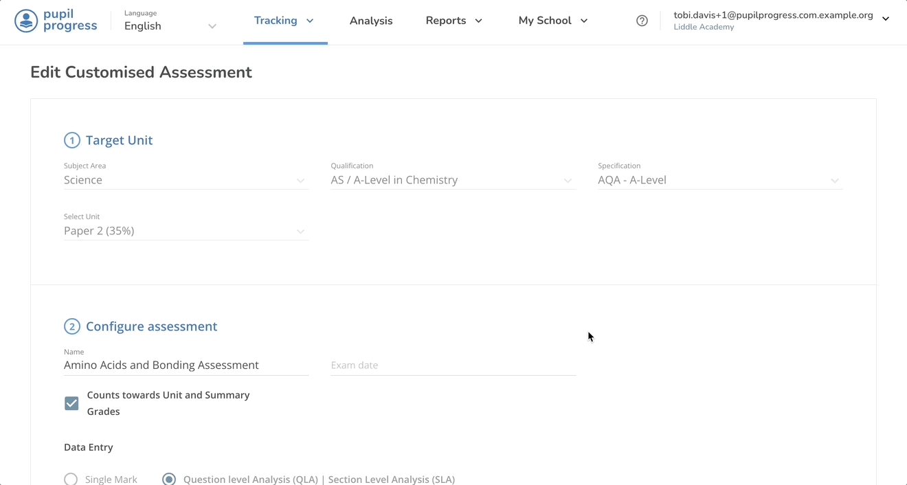 Discounting from grades